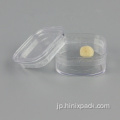 膜付きの透明なプラスチック歯科用歯箱